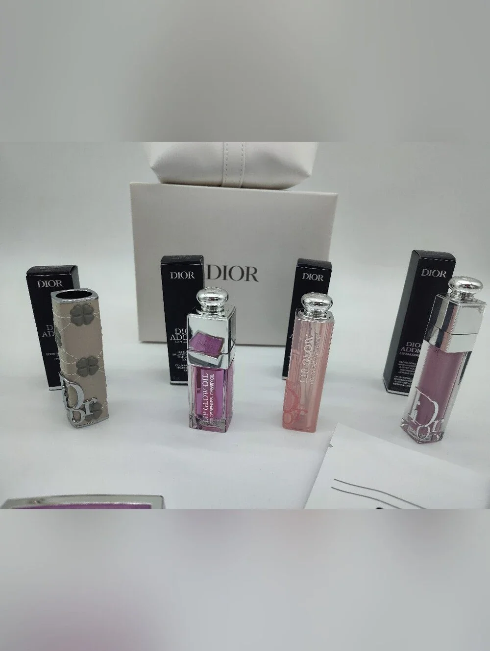DIOR Limited Edition Charm Beauty Collection Lip Glow Pouch Gift Set NIB